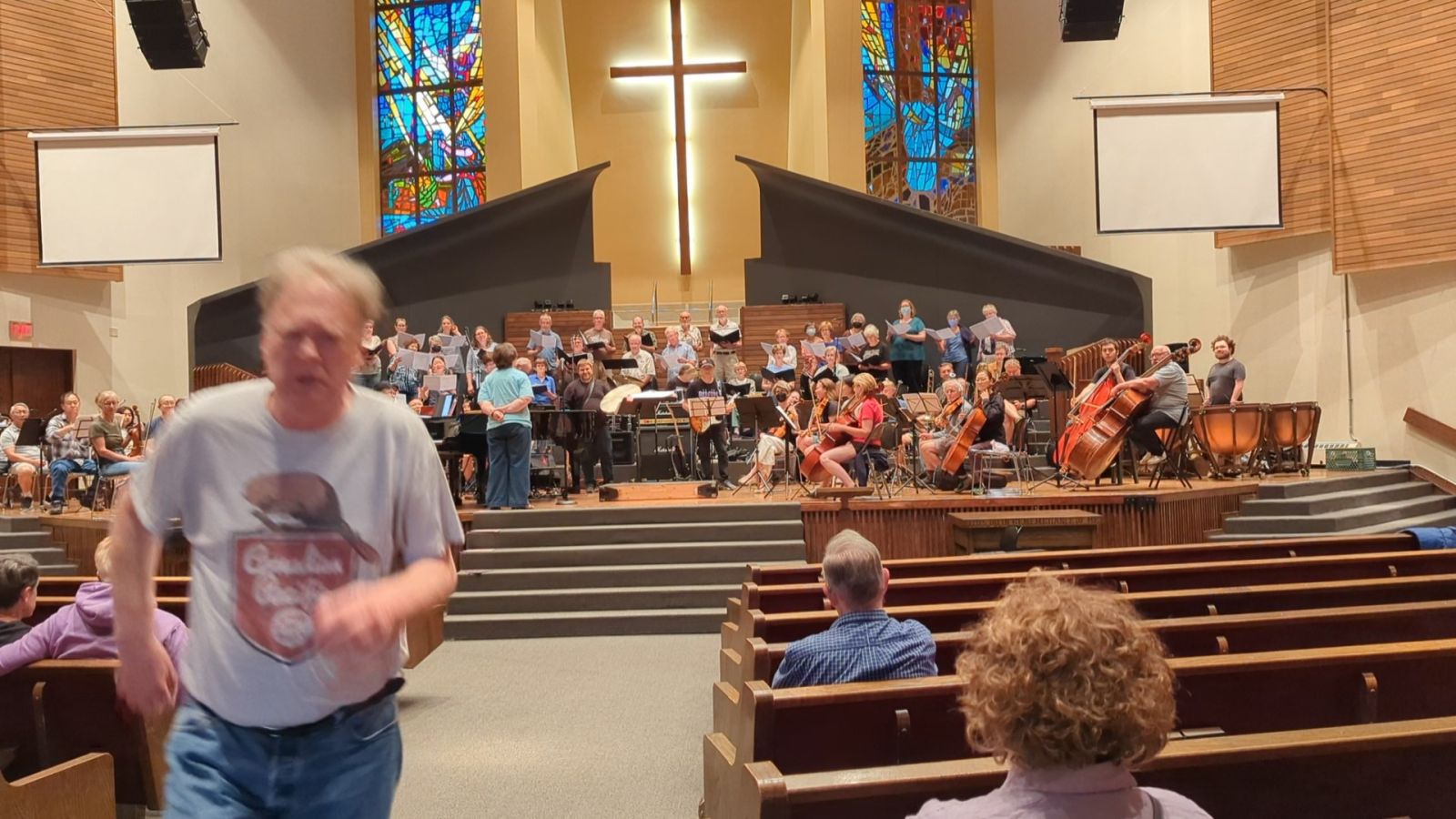richmond orchestra rehearsal running away